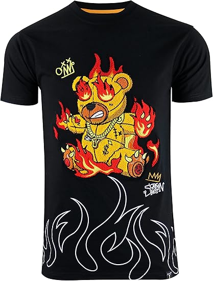 TEE 2420 NYC Streetwear Urban Cotton Span Fabric Embroidery High Density Premium T-Shirt Modern Fit