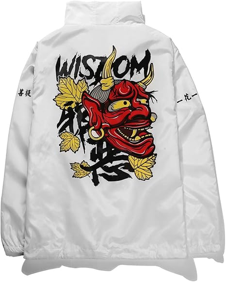 AITFINEISM Men's Lightweight Windbreaker Jacket Casual Zip Up Jackets With Hooded