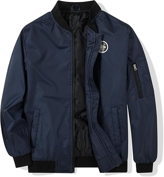 SNOW DREAMS Boys Girls Bomber Jacket Flight Jackets Spring Varsity Jacket