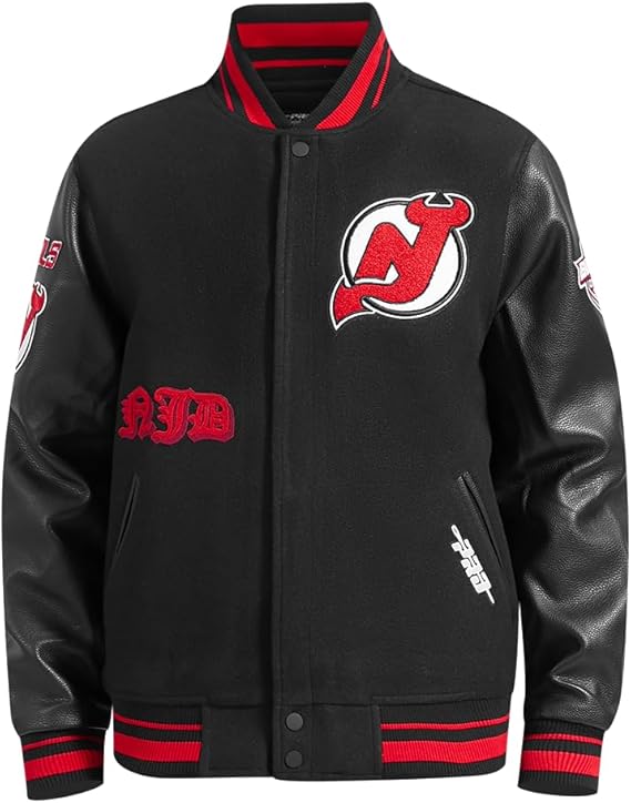 Pro Standard Mens NHL Old English Varsity Jacket